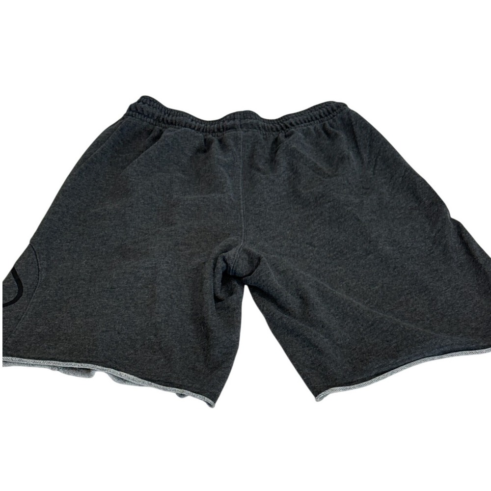 AND1 Mens Basketball Shorts Charcoal Gray‎ Raw Hem Medium